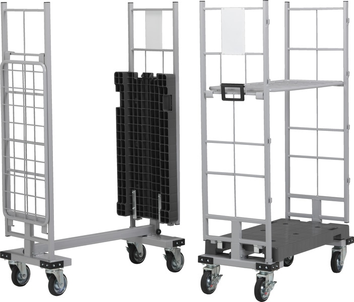 三甲 サンカートラックN4 グレー 重量35.7kg 耐荷重300kg(全体・均等