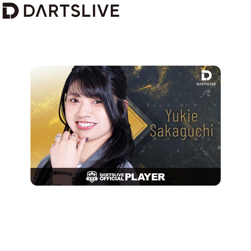 坂口優希恵 ダーツライブカード アクセサリ > ダーツライブカード > DARTSLIVE PLAYER GOODS第六弾