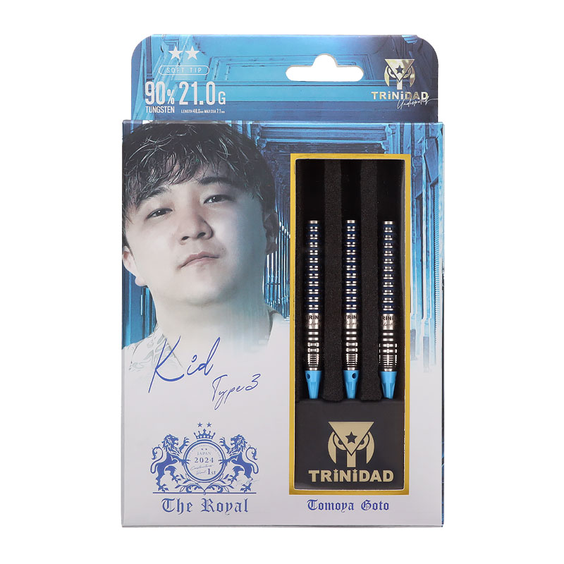 後藤 智弥 THE  2024 KID Type3 ダーツ > ソフトダーツ > ブランド【タ行】 > トリニダード > PRO