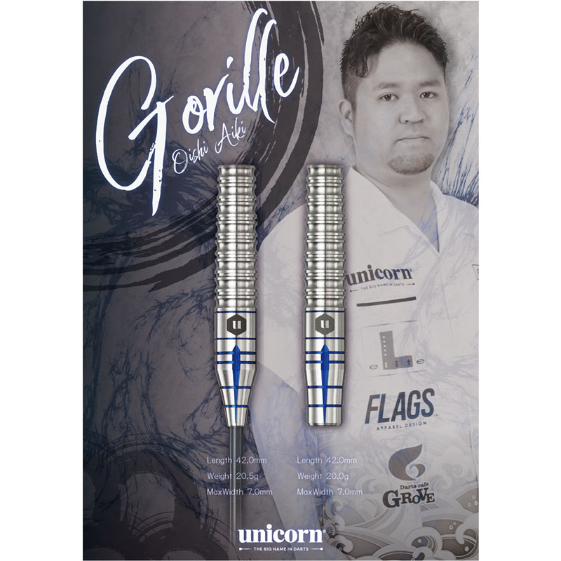 unicorn(ユニコーン) Gorille(ゴリィ) 大石藍貴選手モデル ダーツ > ソフトダーツ > ブランド【ヤ行】 > ユニコーン > unicorn