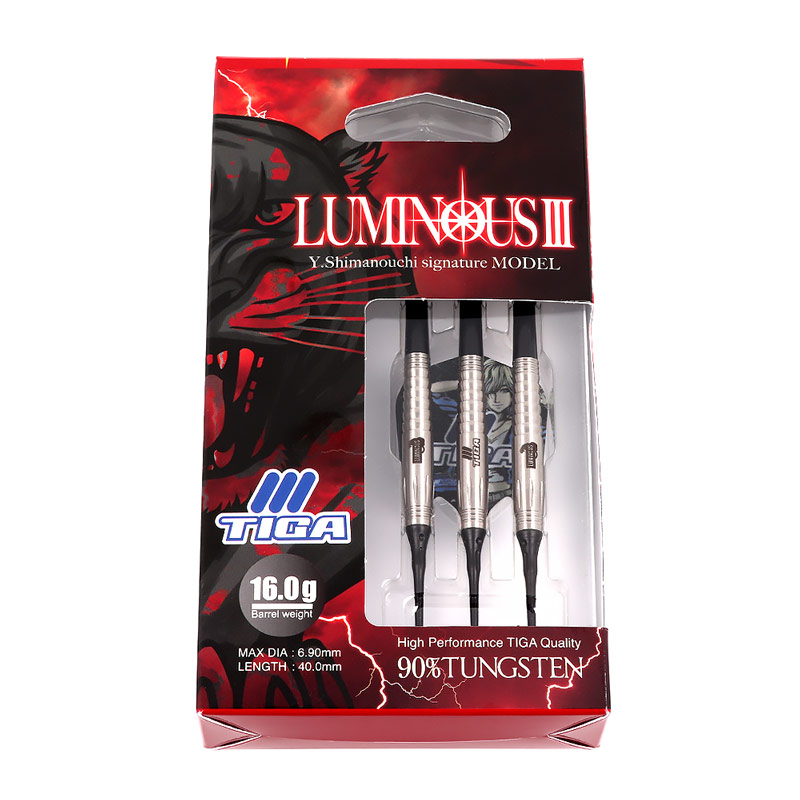 ルミナス3 バレルのみ 嶋内優樹選手モデル ダーツ > ソフトダーツ > ブランド【タ行】 > ティガ > TIGA(ティガ
