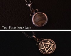 Two Face Third Eye necklace | NECKLACE | Accessorys -Dirty Daze Daddy-