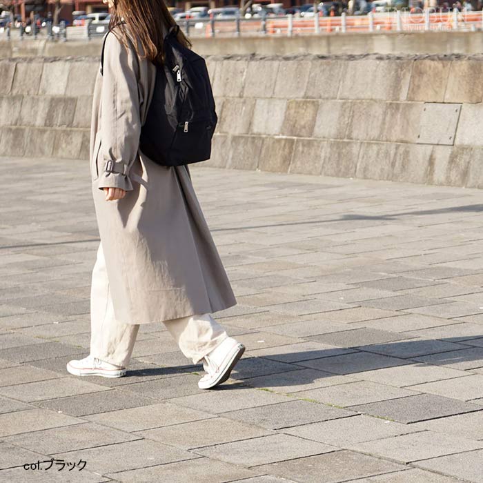 ウィークエンドデイパック ブラック SOLEIL リュック 撥水 洗える