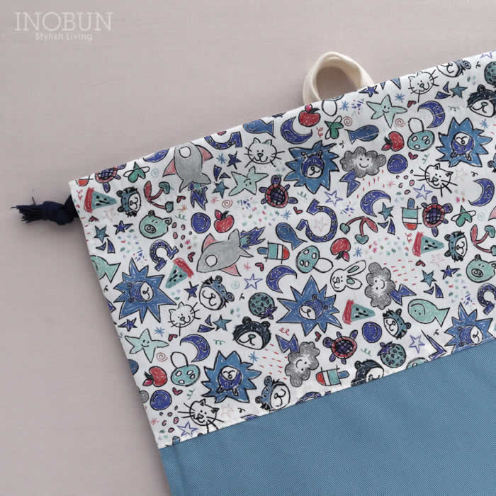 リバティ LIBERTY 入園入学 お着替え入れ 体操服バッグ Odette ブルー