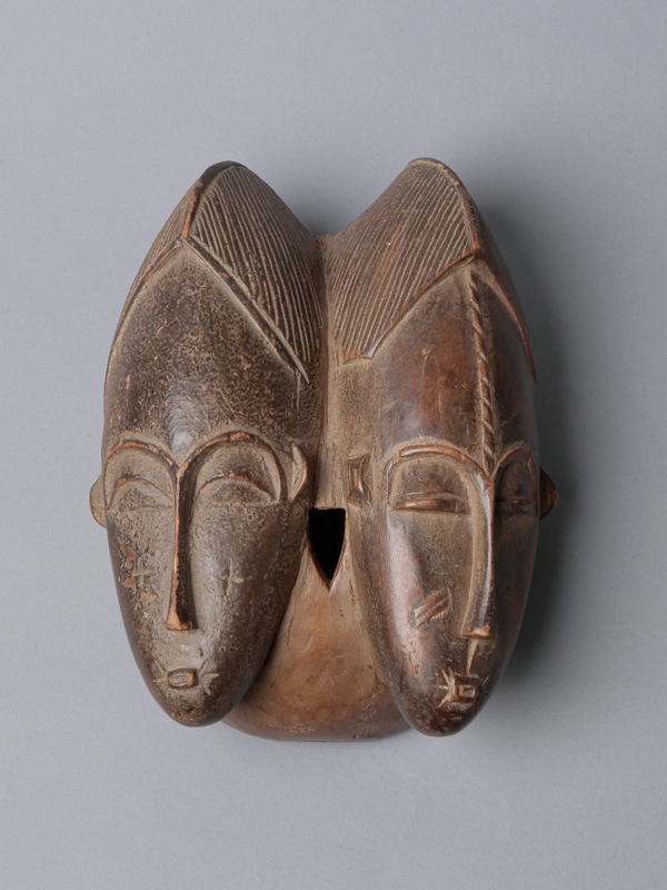 コートジボワール バウレ族 仮面 ダブルフェイス｜KANKAN ONLINE SHOP