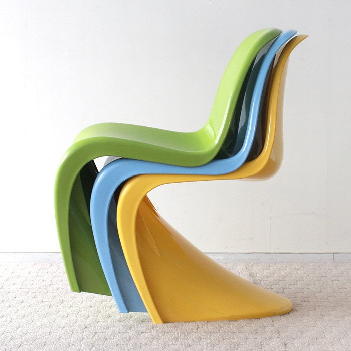 パントンチェア つやあり ツヤあり イエロー 黄 ジェネリック リ