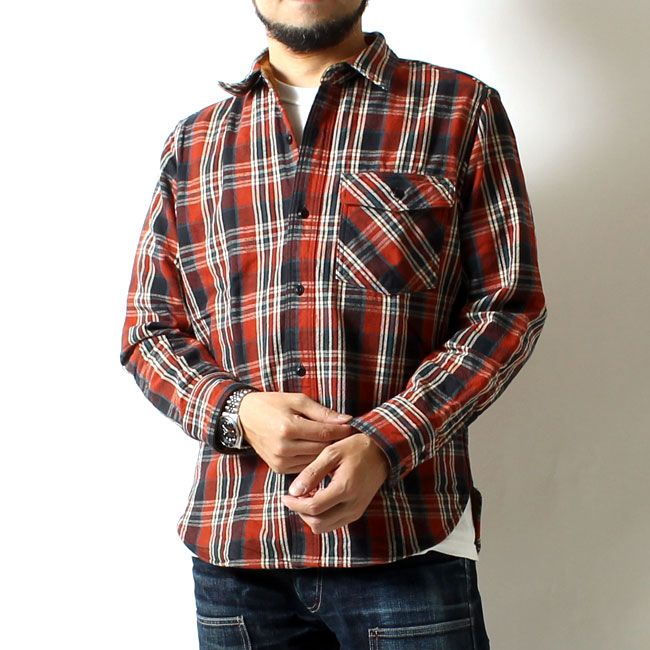 DELUXEWARE(デラックスウエア) 20周年記念商品 ヘビーネルシャツ BETSY