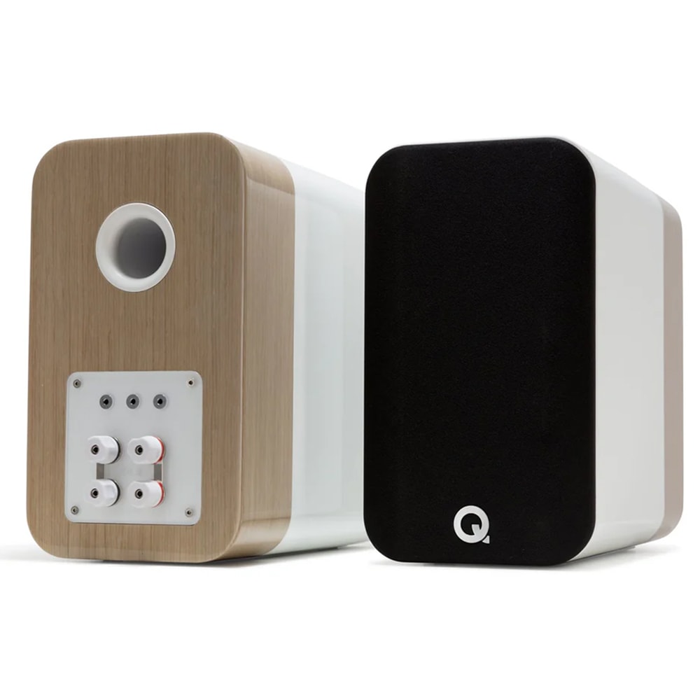 Q Acoustics - Q CONCEPT 300/グロスホワイト&ペールオーク（ペア