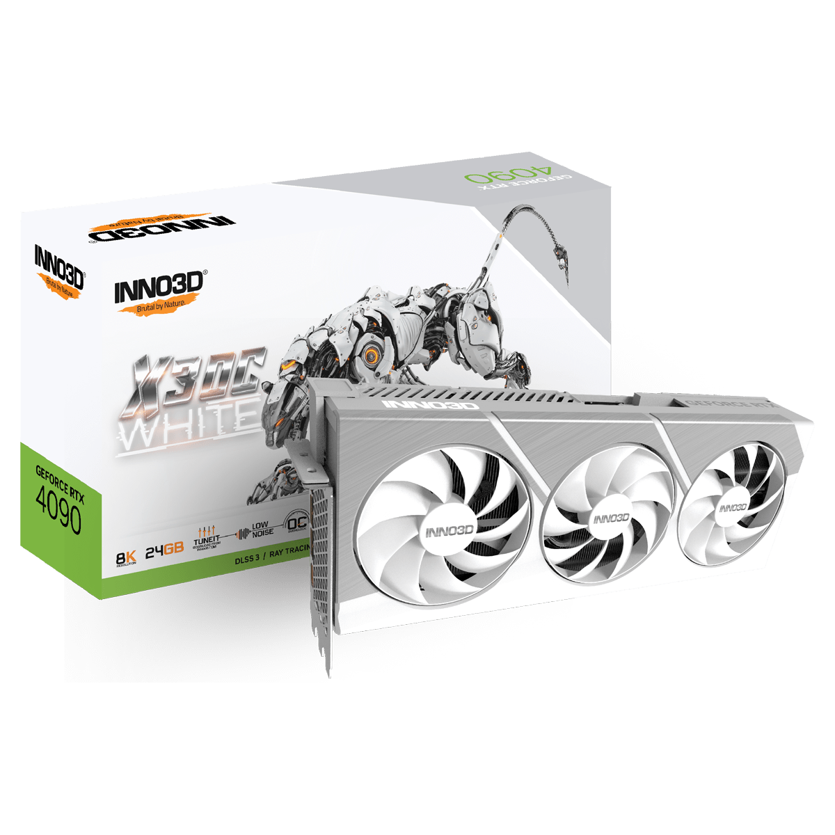 INNO3D GeForce RTX 4090 X3 OC WHITE (IN40904R) | 白いグラフィック