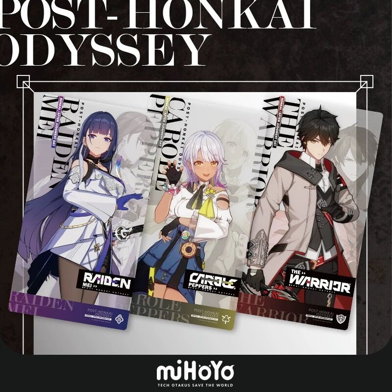 崩壊3rd 後崩壊書シリーズ PVCポスター 主人公 芽衣 キャロル 3人