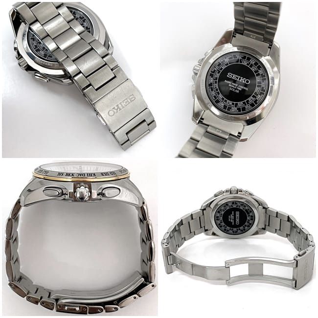 セイコー 腕時計 ブライツ デイト ホワイト シルバー 8B54-0AW0 f