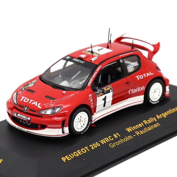PEUGEOT 206 WRC #1 Winner Rally Argentina 2003 Gronholm-Rautiainen