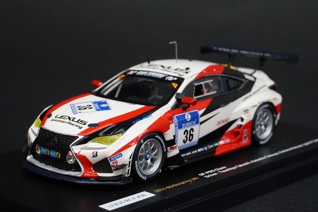 1/43 エブロ トヨタ ガズーレーシング レクサス RC F No.36 2016