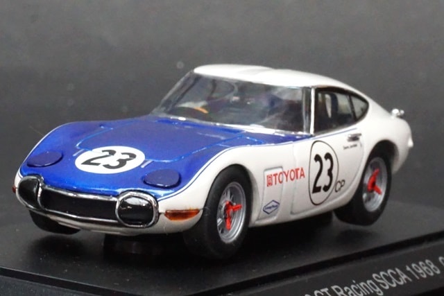 1/43 エブロ 43252 トヨタ 2000GT SCCA 1968 #23 ホワイト/ブルー
