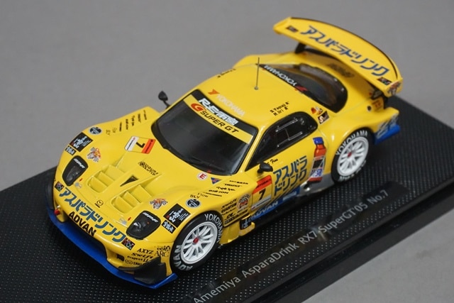 1/43 エブロ 43731 マツダ 雨宮 アスパラドリンク RX7 スーパーGT 2005