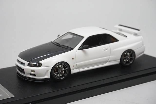 1/43 HPI 8358 日産 スカイライン GT-R V-spec Ⅱ N1 (R34) ホワイト