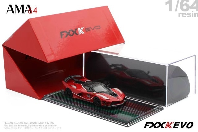 予約 AMA64 1/64 フェラーリ Ferrari FXX-K-EVO Standard Red #5