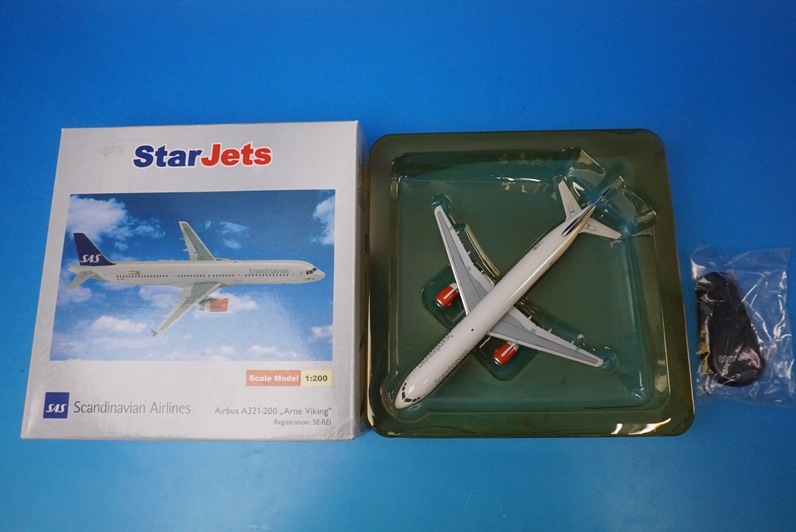 1/200 SAS Airbus A321 (訳アリ品) 要説明文確認 1/200 SAS Airbus