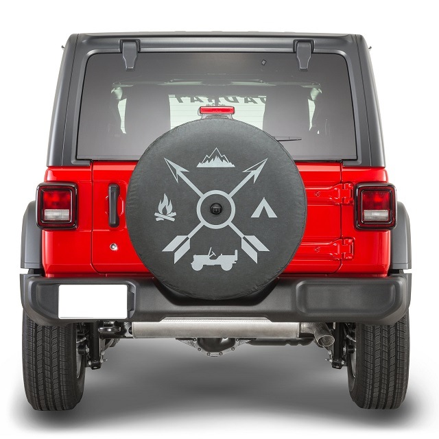 18y－ ジープ ラングラー 純正 バックカメラ穴付き スペアタイヤ