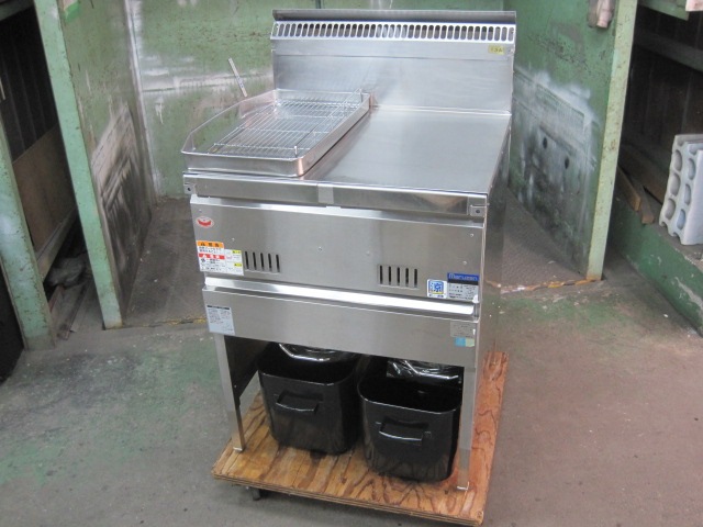 マルゼン】【業務用】【中古】 ガスフライヤー MGF-C13WK* 都市ガス