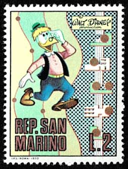 世界初のディズニー切手10種セット サンマリノ発行 | 切手,ヨーロッパ