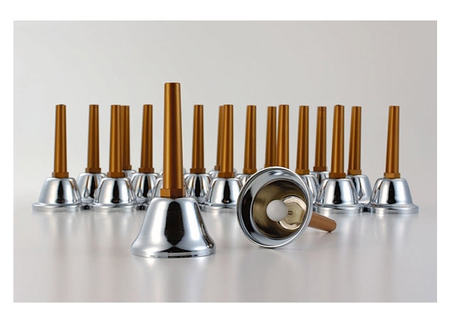 ハンドベルセット 23音 シルバー キョーリツコーポレーション