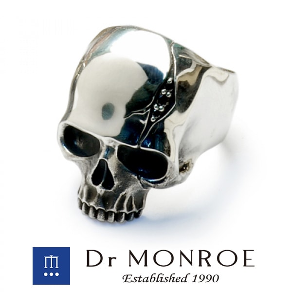 Dr MONROE ドクターモンロー スカルリング スカル 骸骨 ドクロ 英語