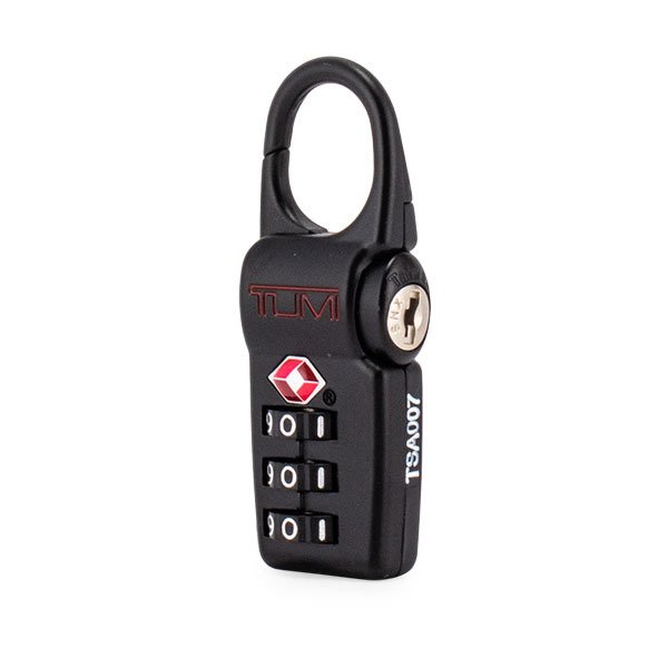 トゥミ TUMI TSAロック 鍵 南京錠 ダイヤル式 ブラック 旅行 ダイヤル
