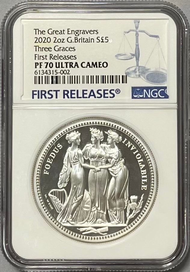 動画あり】グレートブリテン 2020年 スリーグレイセス2オンス5ポンド