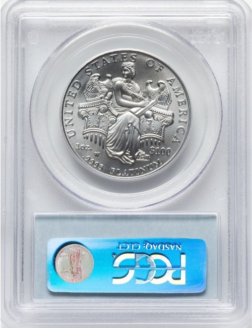 アメリカ 100ドル 1オンス プラチナイーグル 2006-W年 PCGS-MS70 | 地