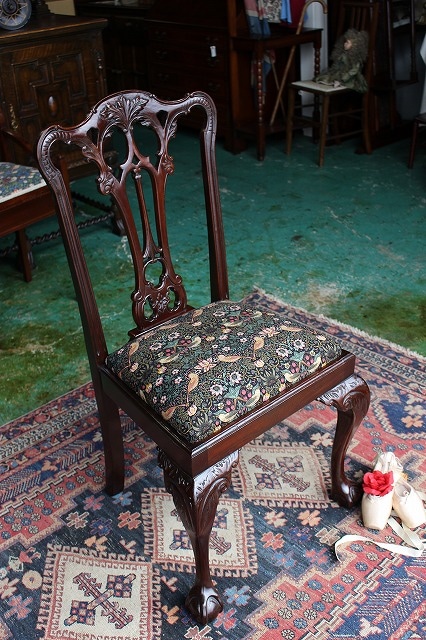 イギリスアンティーク家具 ダイニングチェア ウィリアムモリス/チェア