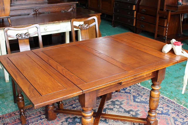 ☆在庫一掃セール☆ イギリス アンティーク家具 ドローリーフテーブル
