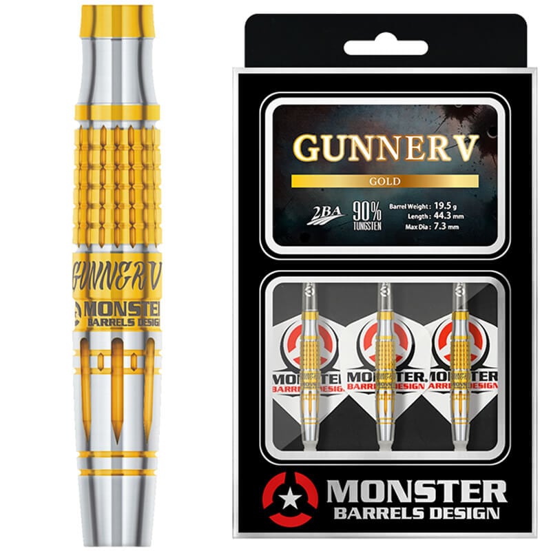 モンスター ガンナー5 ゴールド 2BA19.5g ダーツ バレル