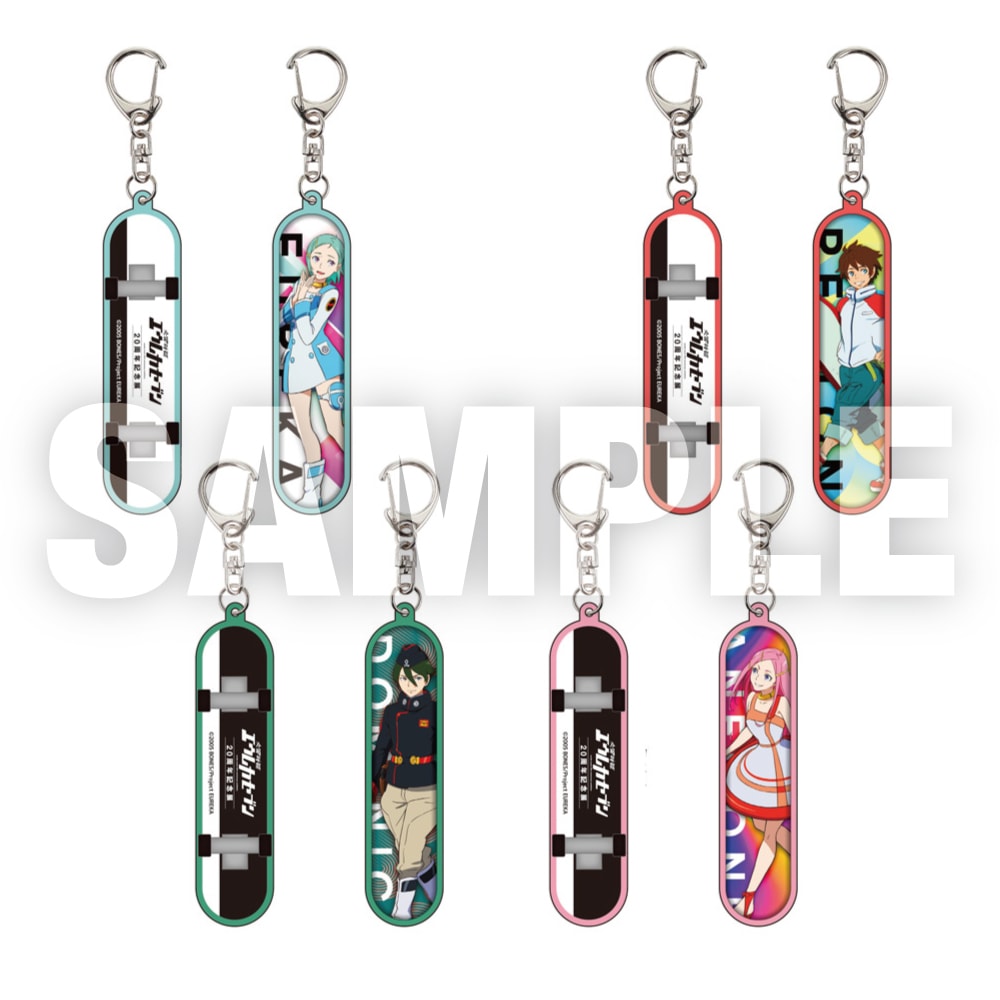 エウレカセブン/ブラインドミニスケボーキーホルダー 全4種(単品販売