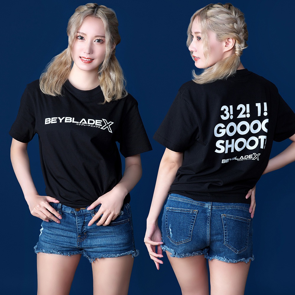 ベイブレードエックス Tシャツ Ver.2/ブラック｜墓場の画廊ONLINE STORE