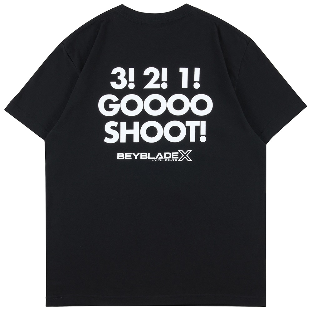 ベイブレードエックス Tシャツ Ver.2/ブラック｜墓場の画廊ONLINE STORE