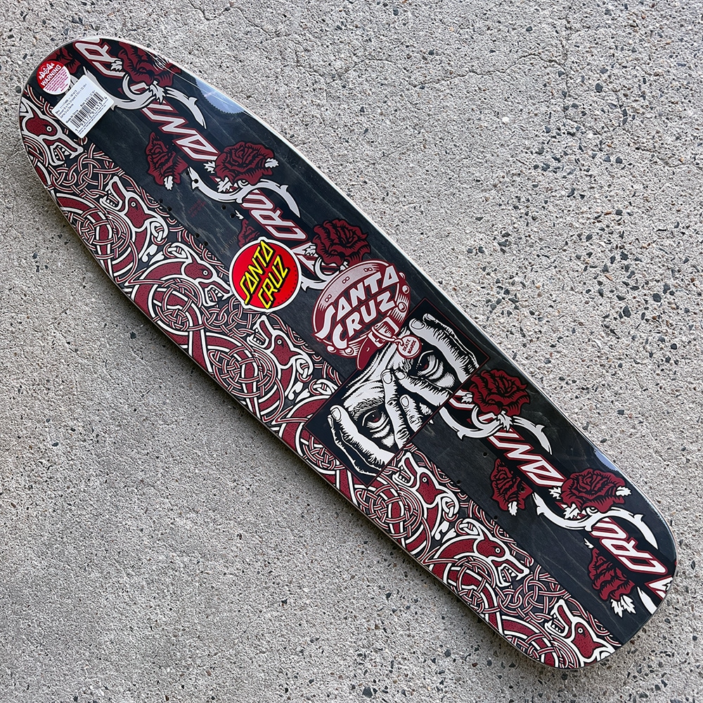 SANTA CRUZ DRESSEN スケートボードデッキ SANTA CRUZ（サンタクルーズ） SANTA CRUZ DRESSEN ROSE DAGGER 8.7