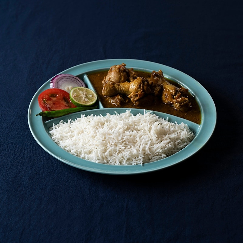 zen to] 仕切りが取れる カレー皿【amabro アマブロ 波佐見焼