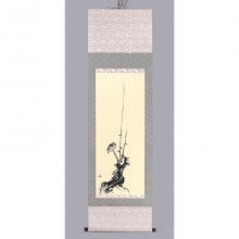 宮本武蔵 「枯木鳴鵙図」 複製 掛軸【ポイント5％還元中】 : アートの