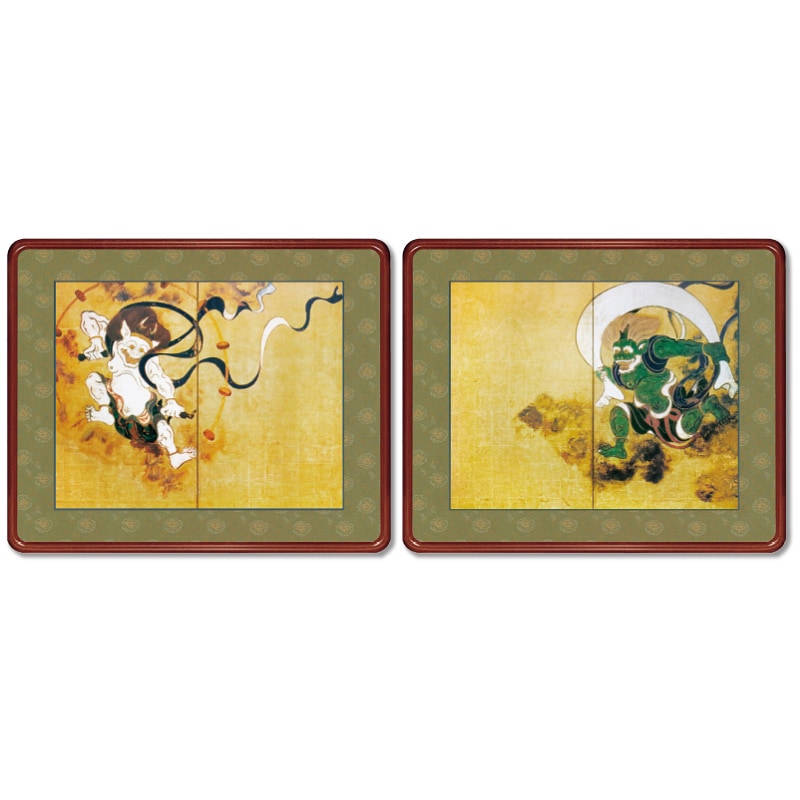 俵屋宗達『風神雷神図』高級額装2点組【ポイント5％還元中】 : アート
