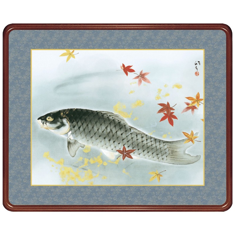 川端龍子 秋鱗 高級額装 複製絵画【ポイント5％還元中】 : アートの友