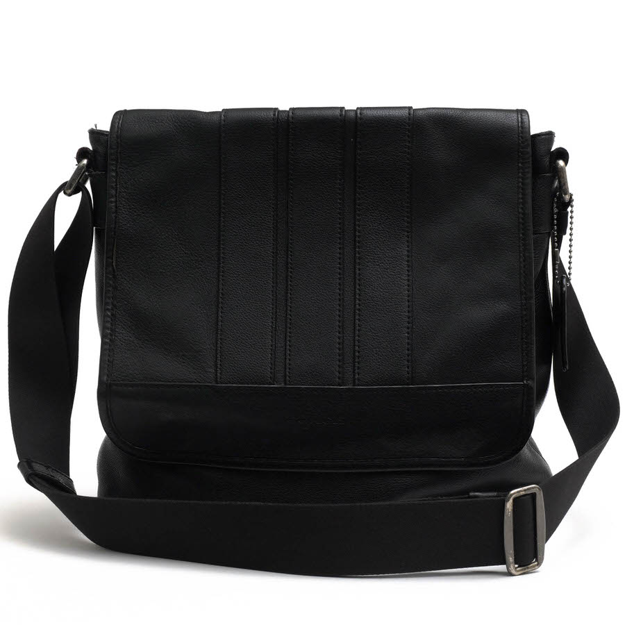 COACH F56670 / コーチ フラップ式 ペブルドレザー 牛革