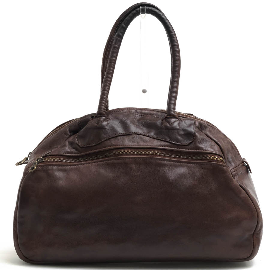 Jas-M.B. / ジャスエムビー ririジップ 牛革 2WAY ショルダーバッグ