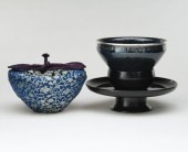 茶道具 菓子器】 縁高重 朱塗 花鳥 淡々斎好写 中村湖彩作 | 菓子器