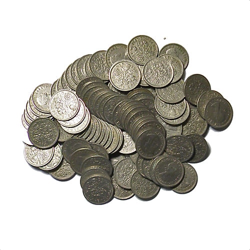 イギリス 6ペンス 美品 100枚セット | 世界のコイン,結婚式の必需品