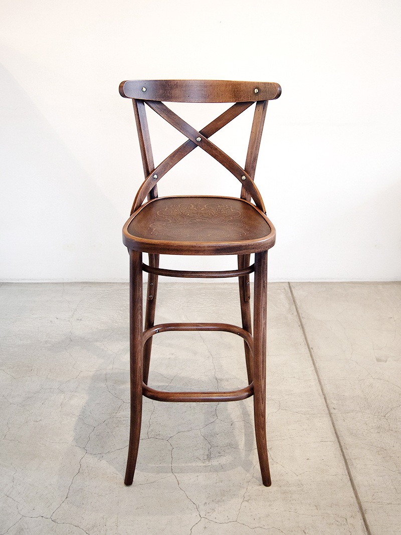 アンティーク調 TON カウンターチェア｜イデア