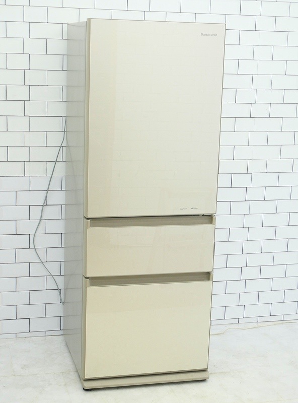 Panasonic 3ドア冷蔵庫 NR-C32FGM-Nフロントガラス315L Panasonic 3