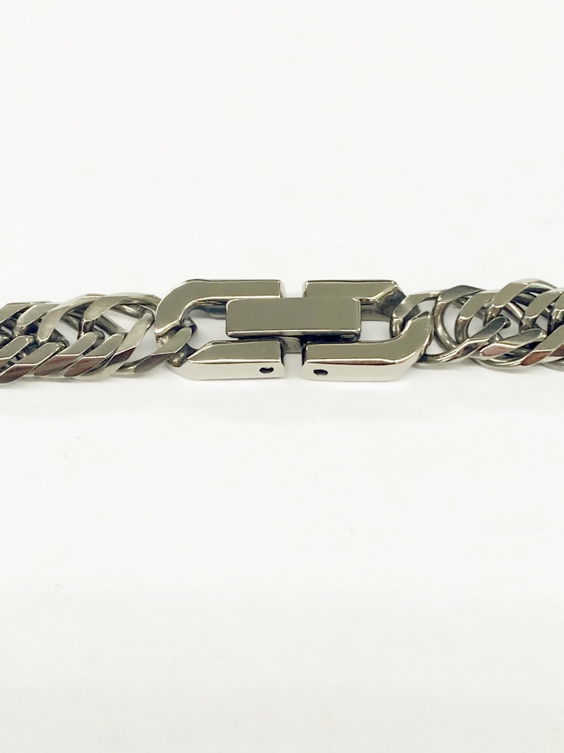 純チタン1.1Φトリプル6面カット喜平ネックレス50㎝ | チタンジュエリー