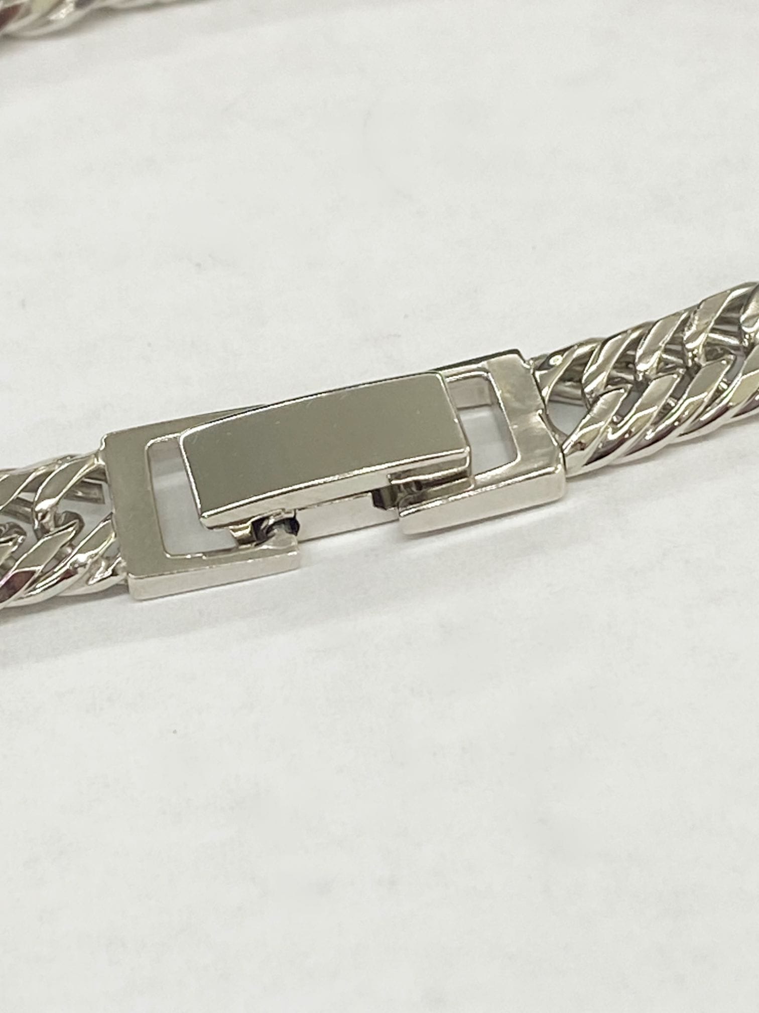 激安シルバー1.1Φ12面カットトリプル喜平ブレスレット 20cm