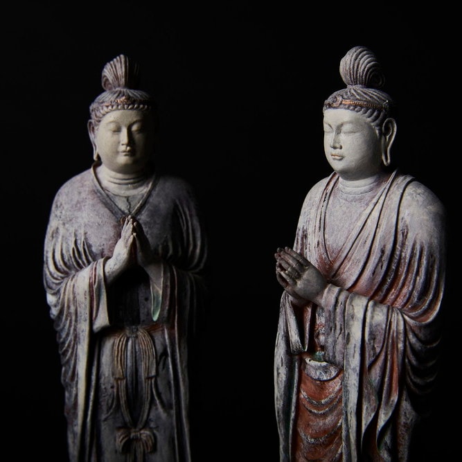 TanaCOCORO[掌] 伝日光菩薩 伝月光菩薩 | 仏像フィギュアのイスム